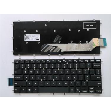 Imagem de Tiugochr Teclado de substituição para laptop Dell Inspiron 5368 5378 5370 5379 5568 5578 5579 7368 7370 7373 7375 7378 7460 7466 7467 7560 7569 7577 0 757 2 7573 7579 P69G P83G P58F Sem