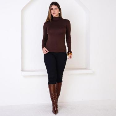 Imagem de Blusa Cacharrel M/L BBonnie Marrom-Feminino