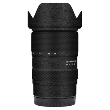 Imagem de Adesivo antiarranhões para lente de câmera para Tamron 28-75 mm F2.8 G2 adequado para Nikon Mount Coat Vinil Película Protetora Decalques 28-75 F 2,8 G 2(Splash Ultra Preto)
