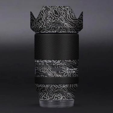 Imagem de Adesivo de lente de câmera antiarranhões para Tamron 28-300mm F4-7.1 adequado para Sony Mount Coat Wrap película protetora película protetora capa 28-300 F4-7.1 (contorno preto branco)