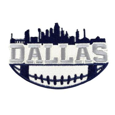 Imagem de Siam Accs Rugby Fans Dallas City Logo Patch bordado time favorito dos fãs de futebol americano, passar a ferro, costurar, para roupas, mochilas, jeans, motocicleta, costurar, jaquetas personalizadas,