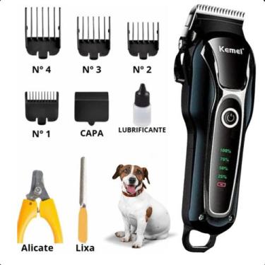Imagem de Kemei KM-1991  Máquina de Tosa Profissional para Pets, Bivolt e Silenc