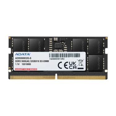 Imagem de Memória SODIMM 32GB DDR5 5600MHz Adata - para Notebook - AD5S560032G-S