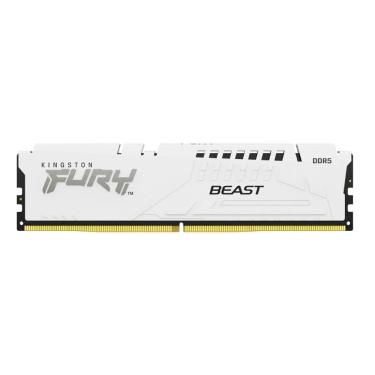 Imagem de Memória 32GB DDR5 5600MHz Kingston Fury Beast - Branco - KF556C36BWE-32