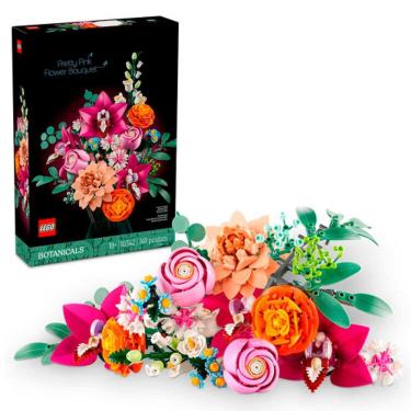 Imagem de LEGO Botanicals Lindo Buquê de Flores Rosas 749 Peças 10342