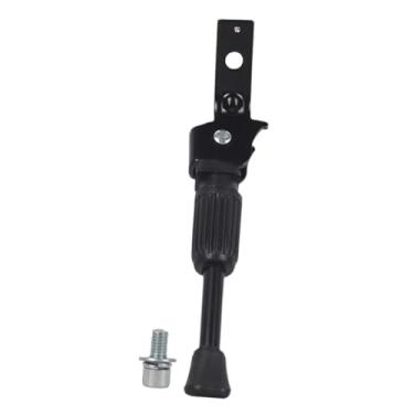 Imagem de Mqetly Acessórios para descanso de bicicleta em ferro fundido para suporte lateral de alta resistência, peças de reparo para suporte de pé, suprimentos, Black 14 Inch