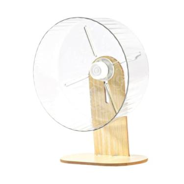 Imagem de Ｂｅｓｇａ Roda silenciosa para hamster, brinquedo de corrida, gaiola resistente, acessórios para exercícios, roda giratória para outros animais pequenos, Claro