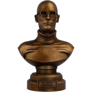 Imagem de Estátua Busto Michel Foucault (Cor Cobre Antigo)