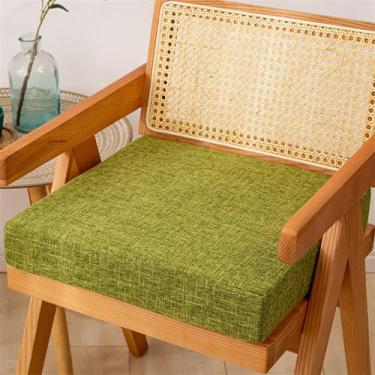 Imagem de Reyox Almofada quadrada antiderrapante para cadeiras reclináveis, poltronas, 5 cm de espessura, verde-oliva 50,8 x 50,8 cm