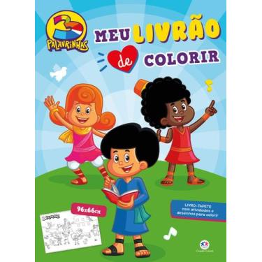 Imagem de Livro - 3 Palavrinhas - Meu Livrão de Colorir