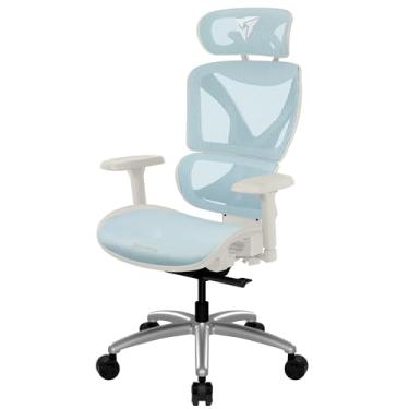 Imagem de Cadeira Ergonômica XTC Chroma Azul/Branco ThunderX3