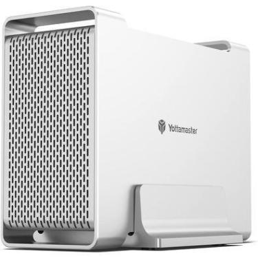 Imagem de Case Gaveta USB-C 3.1 10GBps Para 2 HDs Externo 3.5" Raid 0 E 1