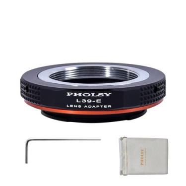Imagem de Adaptador de montagem de lente PHOLSY Leica M39 L39 LTM 39mm para Sony