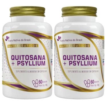 Imagem de KIT 2X Quitosana com Psyllium 60 cápsulas - Flora Nativa