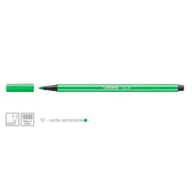 Imagem de Caneta Pen 68 Cor 16 Verde Esmeralda - Stabillo - Stabilo