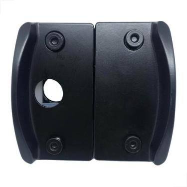 Imagem de M Kit 09 Porta De Correr Giro Em Vidro Temperado V/V Preto - Mettallfl