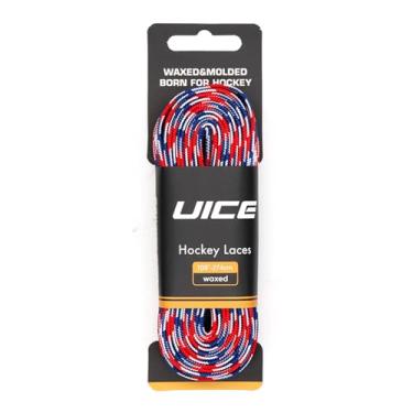 Imagem de Cadarços de skate de hóquei 243.8 cm 274.3 cm 304.8 cm Bluecolor Senior Junior Youth - Cadarços encerados e de pano para skate no gelo - Cadarços de hóquei duráveis com ajuste firme para melhor