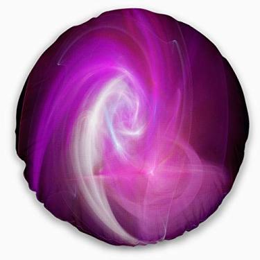 Imagem de Design de ilustração fractal rosa decoração abstrata sala de estar, sofá, almofada de alta qualidade + capa de almofada impressa em ambos os lados 50 cm