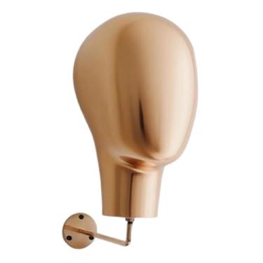 Imagem de KiBcsLic Gancho de Parede para Armazenamento de Chapéus, Suporte para Exposição de Chapéus, Modelo de Cabeça de Manequim para Loja de Estilo, Boné de Beisebol