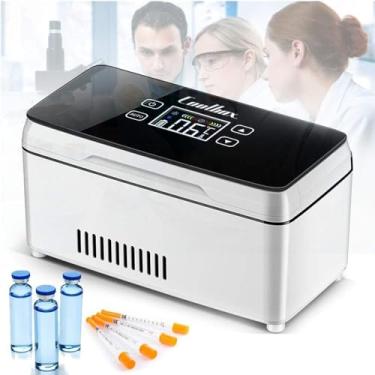 Imagem de Geladeira Portátil Isuli Ad Medicatio, Display Led, Geladeira Medicie, Droga Reefer 2-8 °c Para Carro De Viagem, Geladeira Medicie, Bateria Trabalhando 8 Horas, Withoutbattery