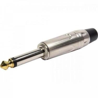 Imagem de Plug P10 Mono Metal 17Mm Com Ponta Gold Pgpz0037 Storm