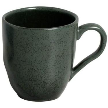 Imagem de Caneca 273ml Xícara de Chá Cerâmica Arauco Verde Porto Brasil Orgânica