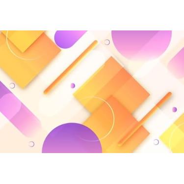 Imagem de Quadro Decorativo com Estampa Versus Blue Yellow For Game 40 x 40 Papel 1 unidade