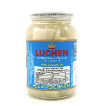 Imagem de Palmito de Palmeira Real em Conserva 100% Ecológico Luchem 547g