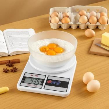 Imagem de Balança Digital De Precisão Até 10kg Nutrição Cozinha E Dieta Portatil