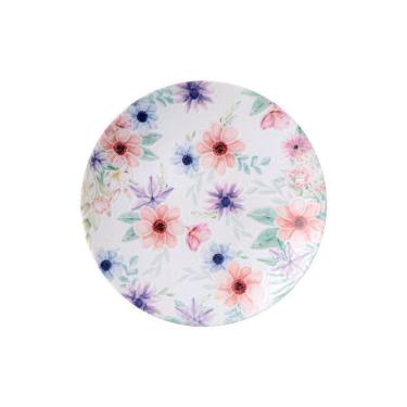 Imagem de Prato Sobremesa Tramontina Floratta 21cm Porcelana Decorada
