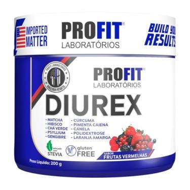 Imagem de Diurex Suplemento Diurético e Termogênico 200g - Profit Labs (Pote 200g, Frutas vermelhas)