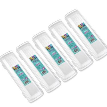 Imagem de Porta Escova De Dentes Plástico Sanremo Cor Transparente +nf, 5