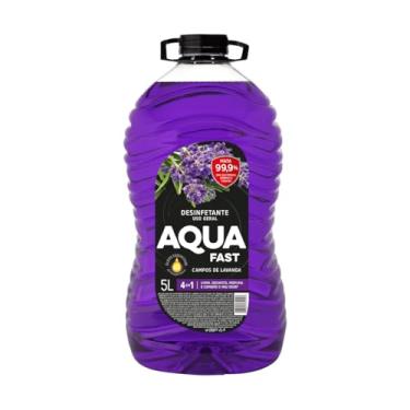 Imagem de Aquafast Desinfetante Líquido, Campos de Lavanda, 5 Litros, 4 em 1, Uso Geral