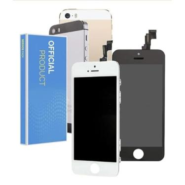 Imagem de TELA PARA SUBSTITUIÇÃO DE DISPLAY FRONTAL DO IPHONE 5S / 5SE BRANCO OU PRETO (BRANCO)