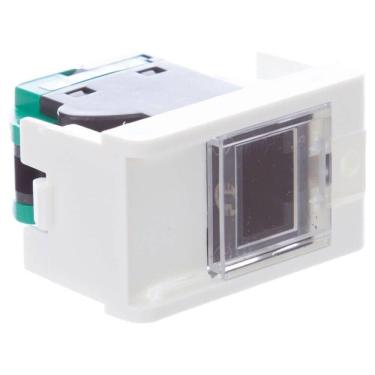 Imagem de Módulo Tomada Rj45 8 Fios Utp Cat5e Branco Lunare - Prm47751 - Schneider Modulo Tom.rj45(8fios) Utp Cat.5e 1m Br