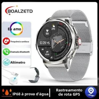 Imagem de Relógio Inteligente Bluetooth Masculino 710mAh 1.85" HD Monitor De Saú