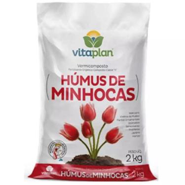 Imagem de Fertilizante Orgânico Húmus de Minhoca (2Kg) VITAPLAN - Nutriplast Ind