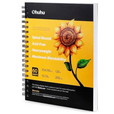 Imagem de Sketchbook Profissional para Desenho e Arte - Caderno de Esboços com 120 Páginas (60 Folhas) de Alta Performance 7.6x10 Polegadas - Ideal para Artistas e Estudantes