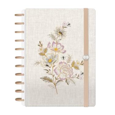 Imagem de Caderno Iscool Disc Inteligente 140 Folhas Entrepontos Rosas Grande G+