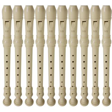 Imagem de Kit 25 Flautas Doce Germânica FL 20G New York