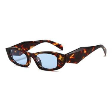 Imagem de Óculos de sol retrô tartaruga com armação grossa, feminino e masculino (6)