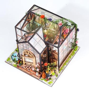 Imagem de Kit de casa de bonecas em miniatura DIY Natudeco, escala 1:24 acima de