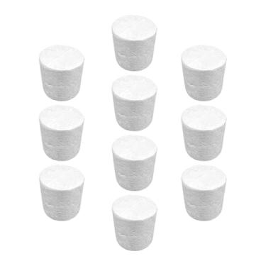 Imagem de UGPLM 10 peças de círculos de espuma para artesanato, lembrancinhas de festa, cilindros de espuma leves para modelagem para DIY, suprimentos para artesanato, 6x6cm