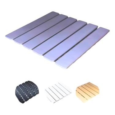 Imagem de Tapete Estrado Antiderrapante Para Box Banheiro Com Ventosas (Cinza)