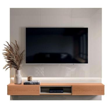 Imagem de Painel Para Tv De Até 70 2 Gavetas Pietra Off White-jequitiba