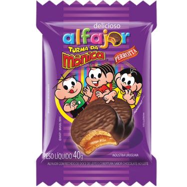 Imagem de Alfajor Turma da Mônica Doce de Leite 40g Perrotta