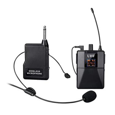 Imagem de Xiaojikuaipao Microfone Lavalier Pro Audio System com cabo XLR transmissor/receptor – Microfone de encaixe para professores, palestrantes e muito mais