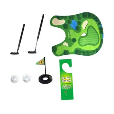Imagem de Aymzbd Jogo de Golfe para Banheiro, Mini Tapete de Golfe para Jogar Golfe em Casa com a Família E O Namorado.