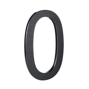 Imagem de Números de casa BetLight Modern Premium Alumínio 6 cm Preto