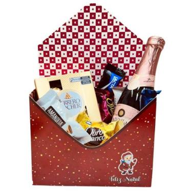Imagem de Cesta de Natal Presente Luxo Espumante Ferrero Rocher Bombom